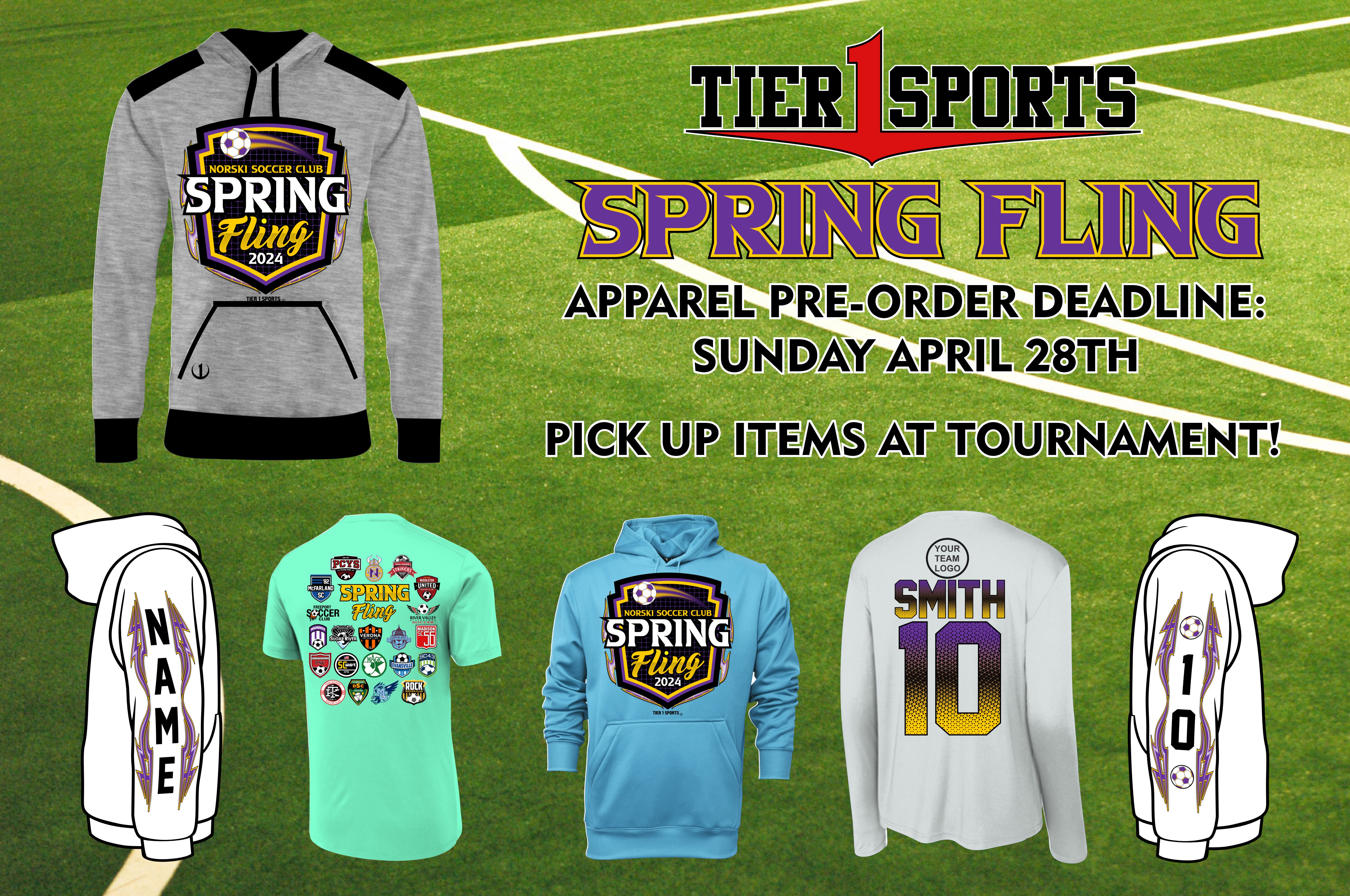 Pre Order! Pre Order! Pre Order SPRING FLING MERCH TODAY